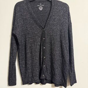 Women’s Gray Cardigan Sweater